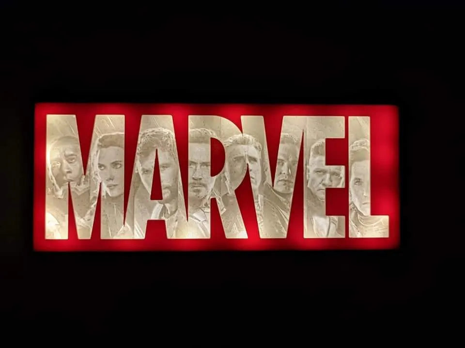 Marvel-Inspired LED Lightbox