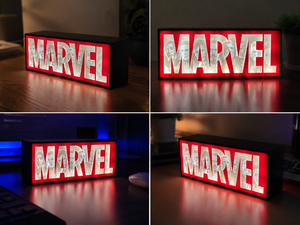 Marvel-Inspired LED Lightbox