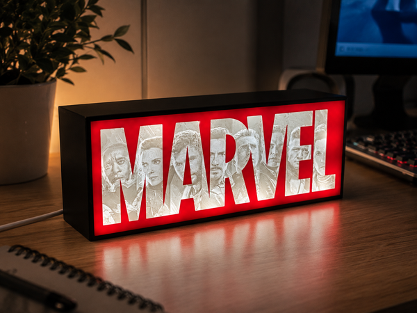 Marvel-Inspired LED Lightbox