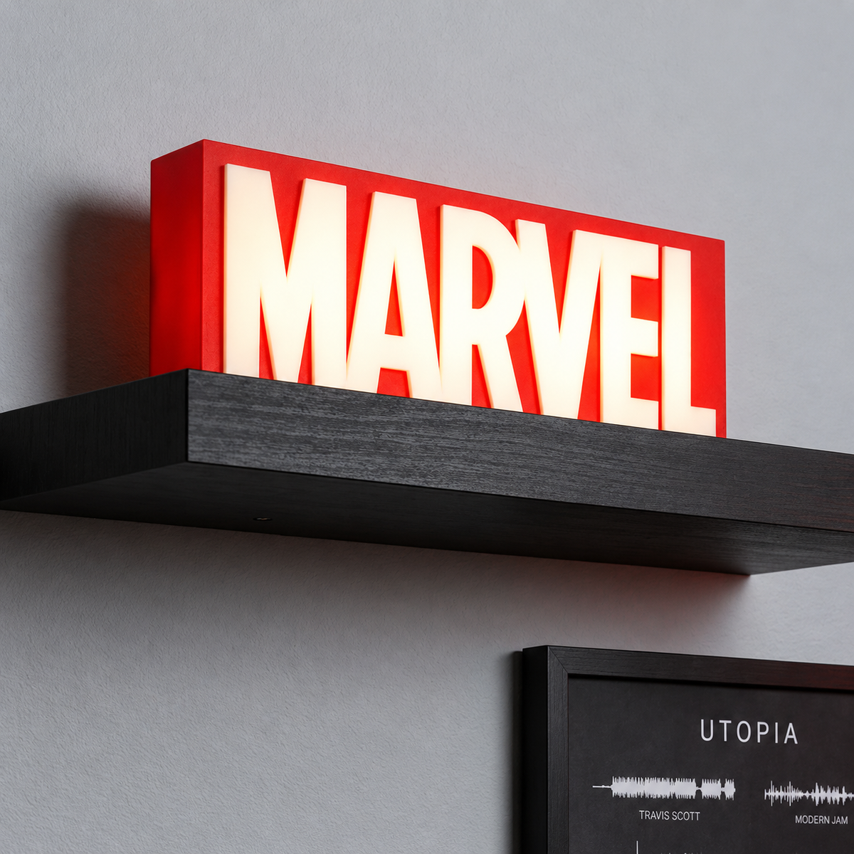 Marvel LED Lamp – Premium Room Lighting with Iconic Design