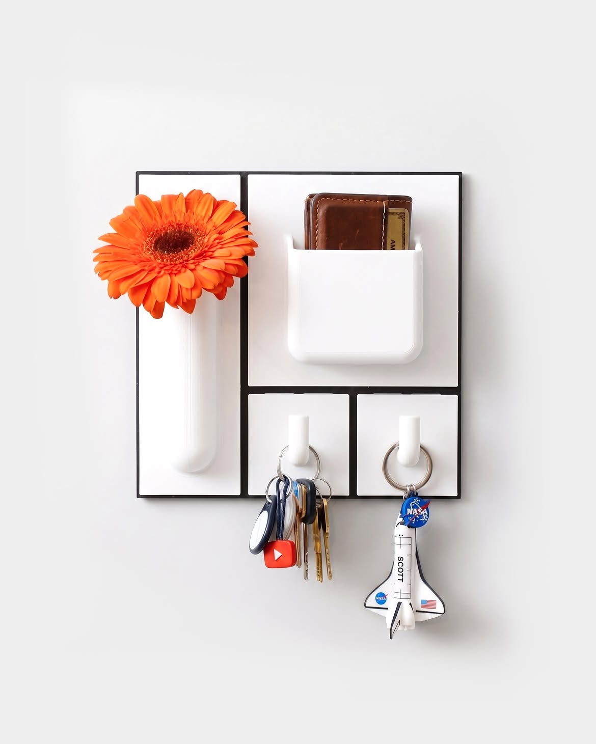 WORBY - Wall Organizer with Red, Blue, and Yellow