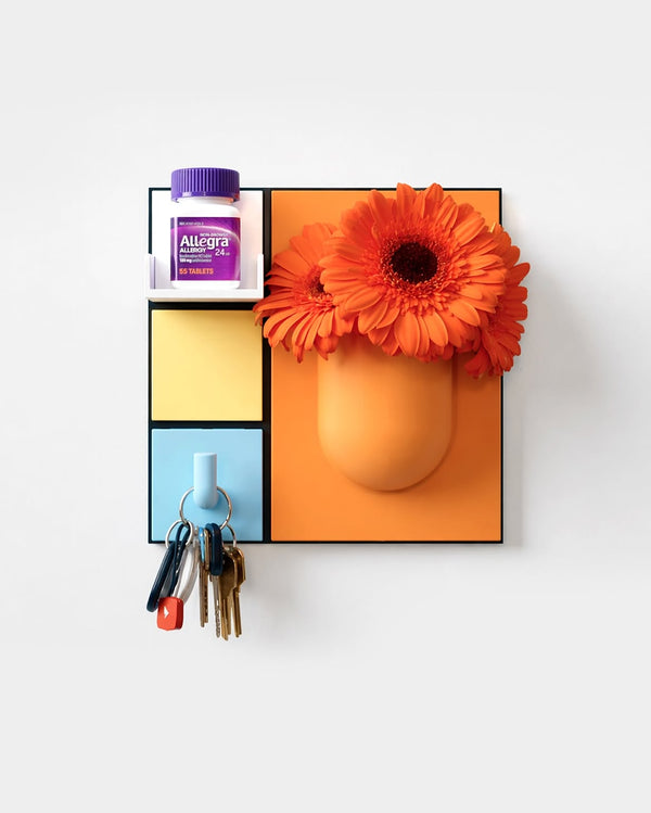 WORBY - Wall Organizer with Red, Blue, and Yellow